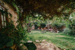 Bolivia – Lake Titicaca – Isla del Sol – Accommodation – Posada del Inca – Garden