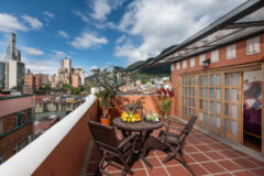 Balcony area at Casa Deco