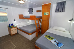 Ecuador – Galapagos – Accommodation – Cachalote Explorer – Cabin 1_a