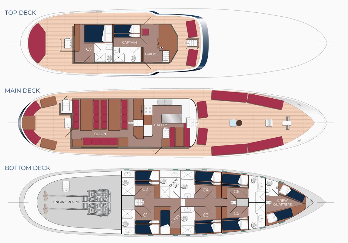 Samba deck plan