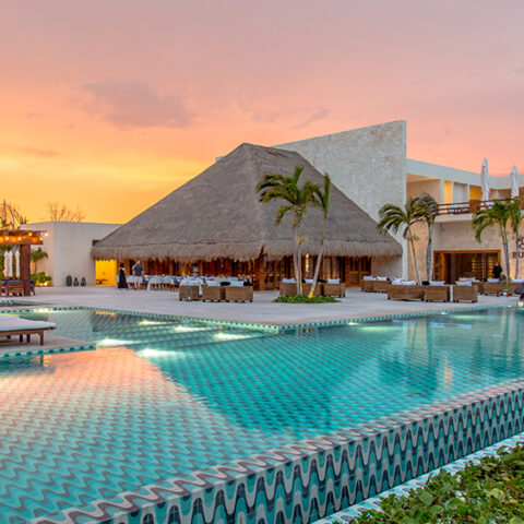 Pool at a hotel in Mexico