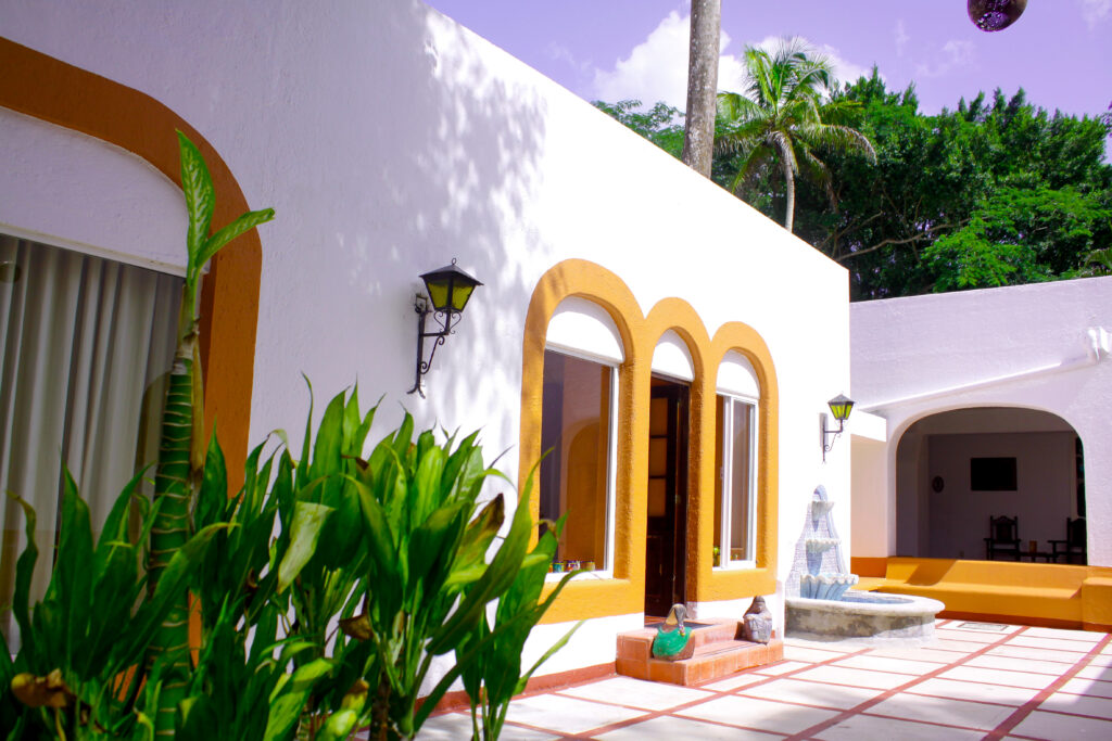 Exterior in Villas Arqueologicas in Chichen Itza, Mexico