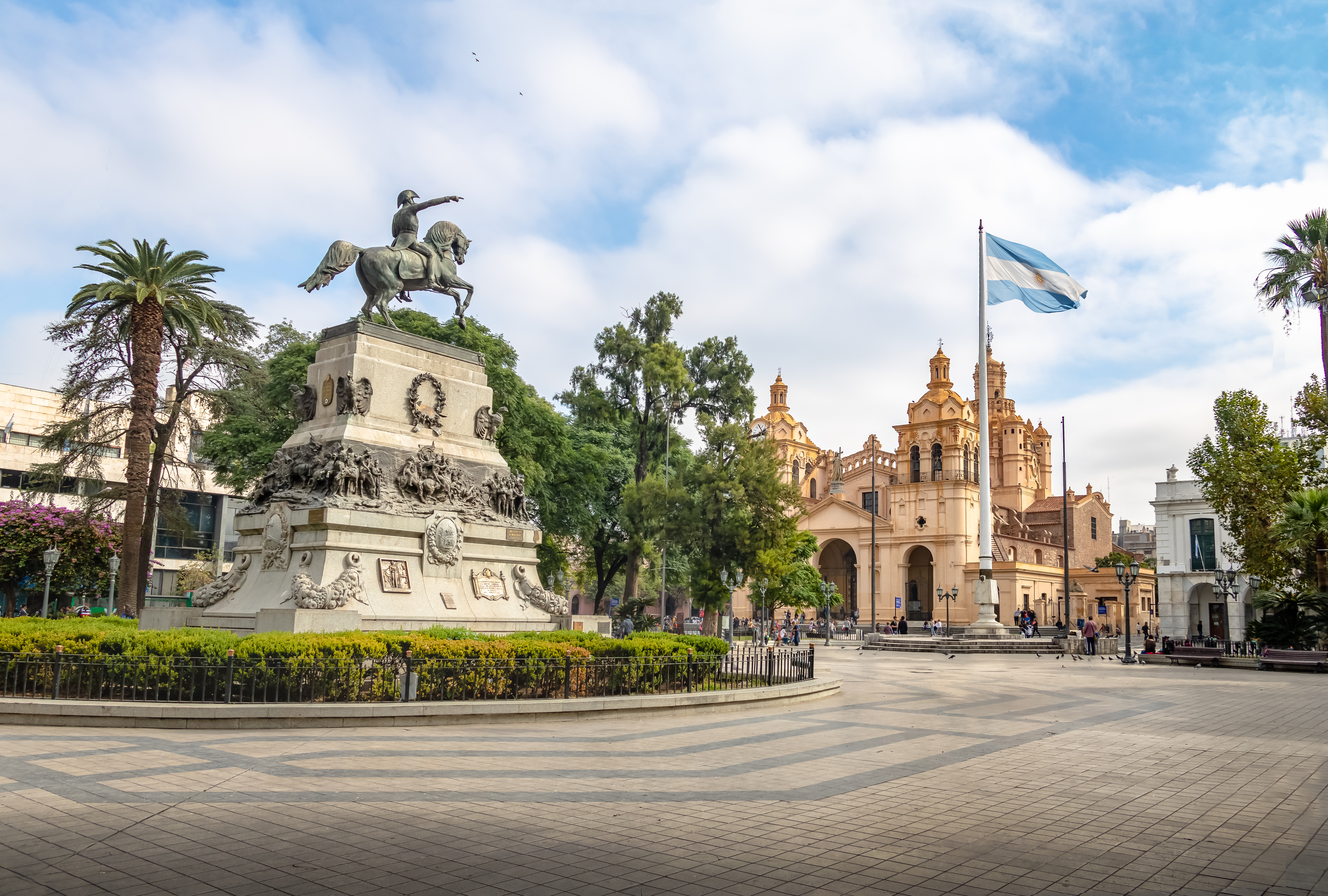 San Martin Square, Cordoba, Argentina