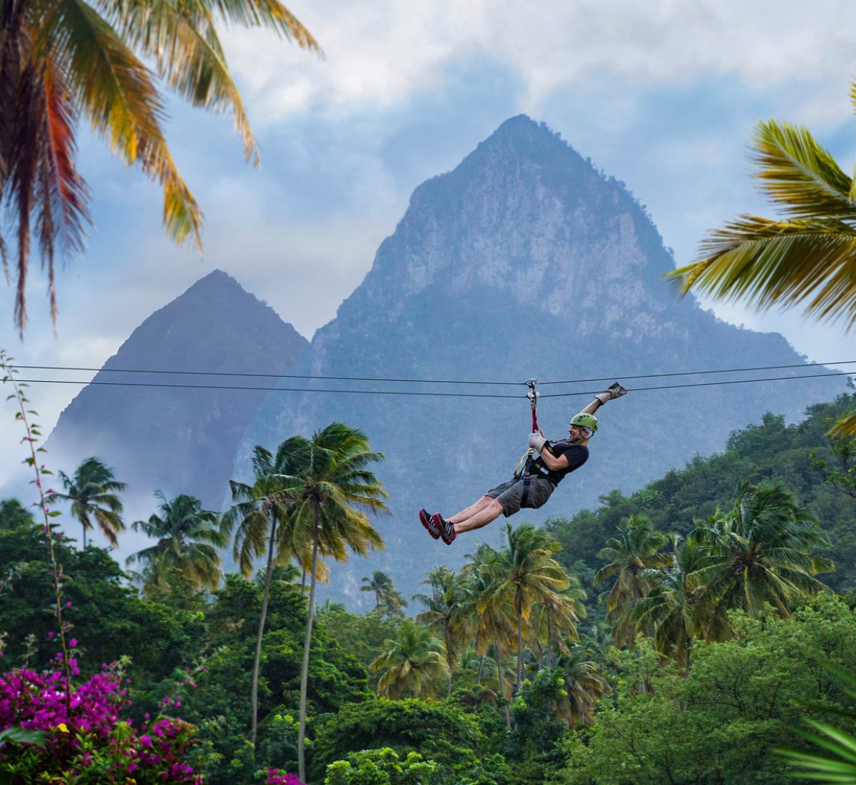 St Lucia – Zip lining 2