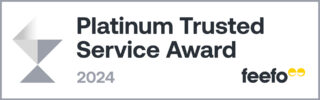 FEEFO Platinum Trusted Service Award 2024