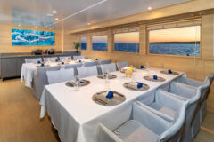 Ecuador – Galapagos – Accommodation – Tribute Ocean View Dining Area-A