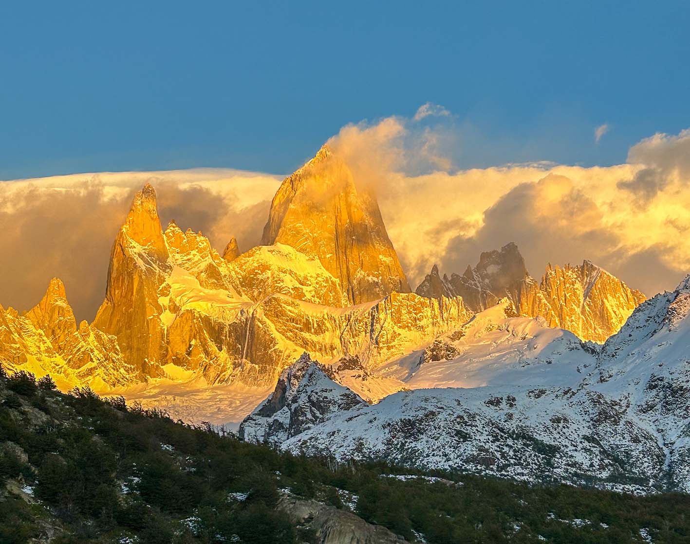 The peak of El Chalten, Argentina