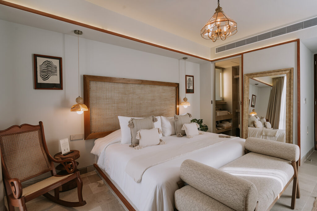 Superior guest room with king bed
