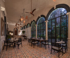 Dining area at the hotel