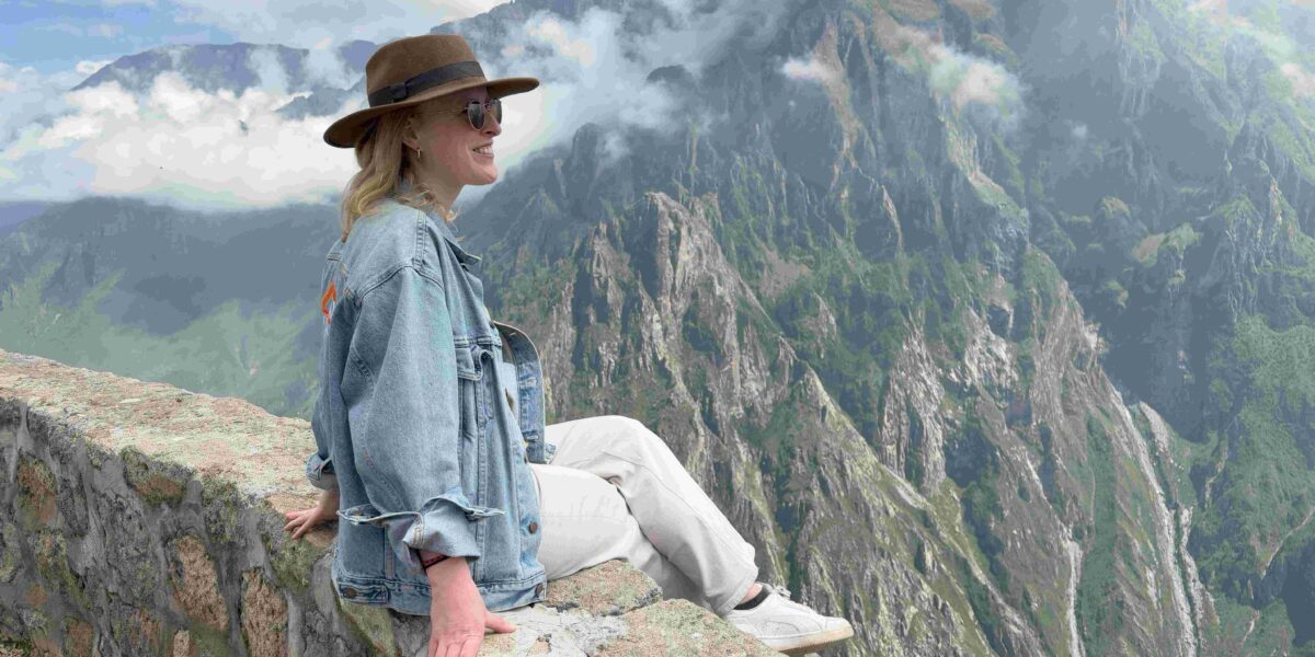 Journey Latin America travel expert Maggie Wilson in the Colca Canyon