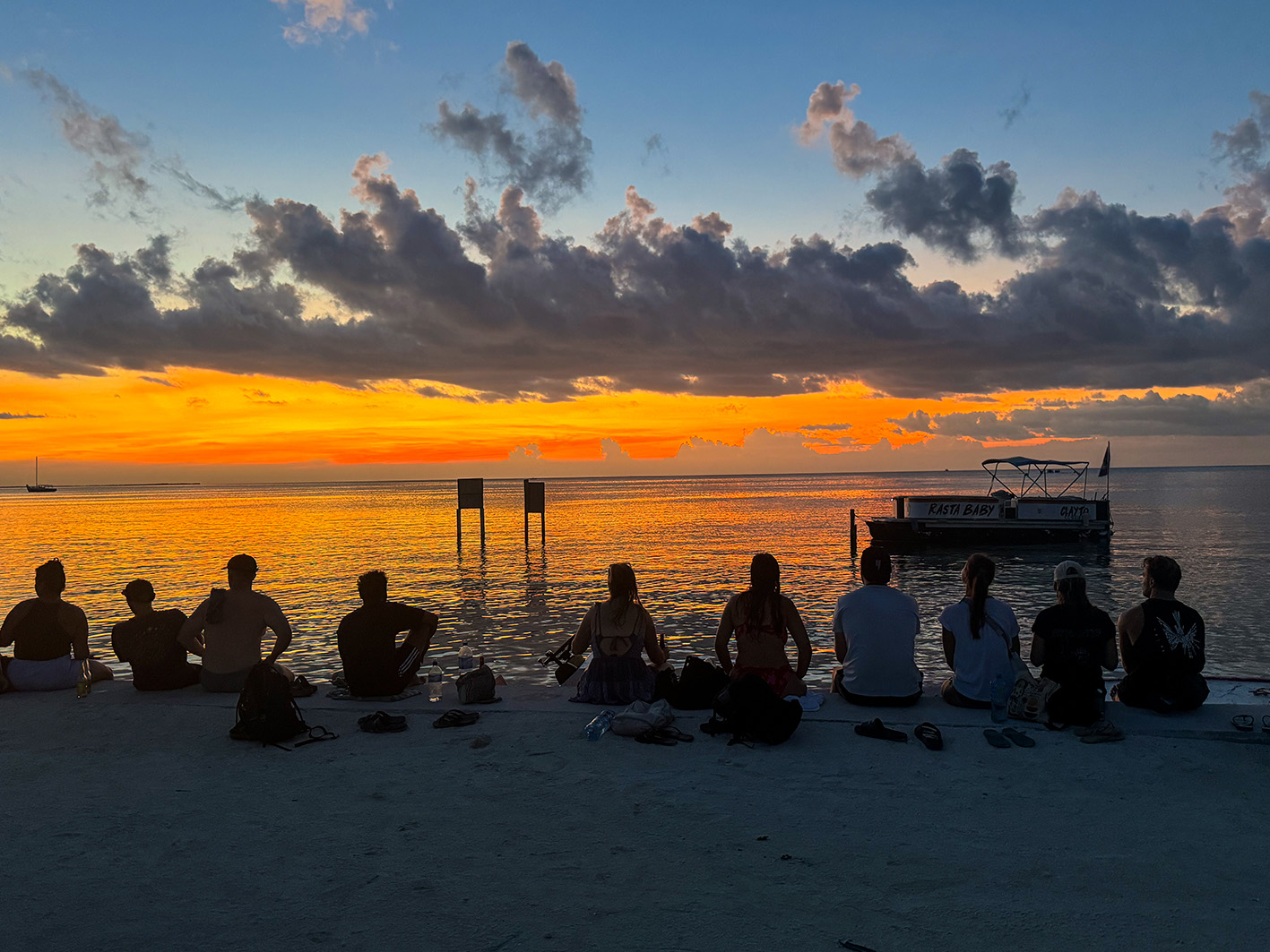 The Cayes sunset copy