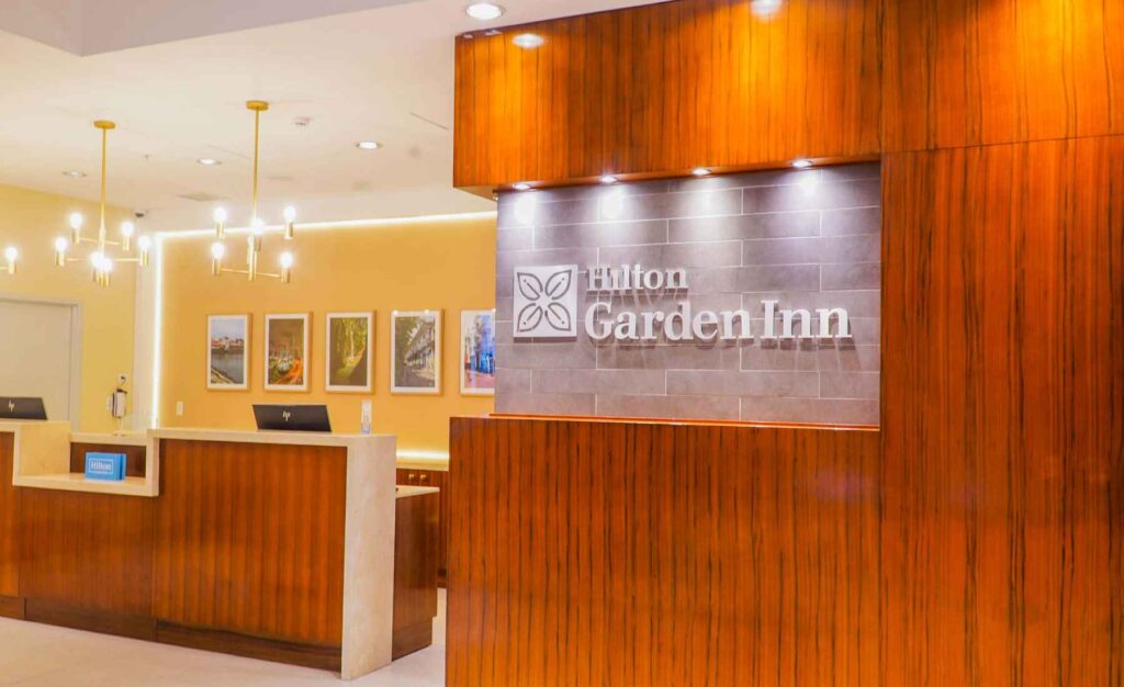 Hilton Garden Inn reception area