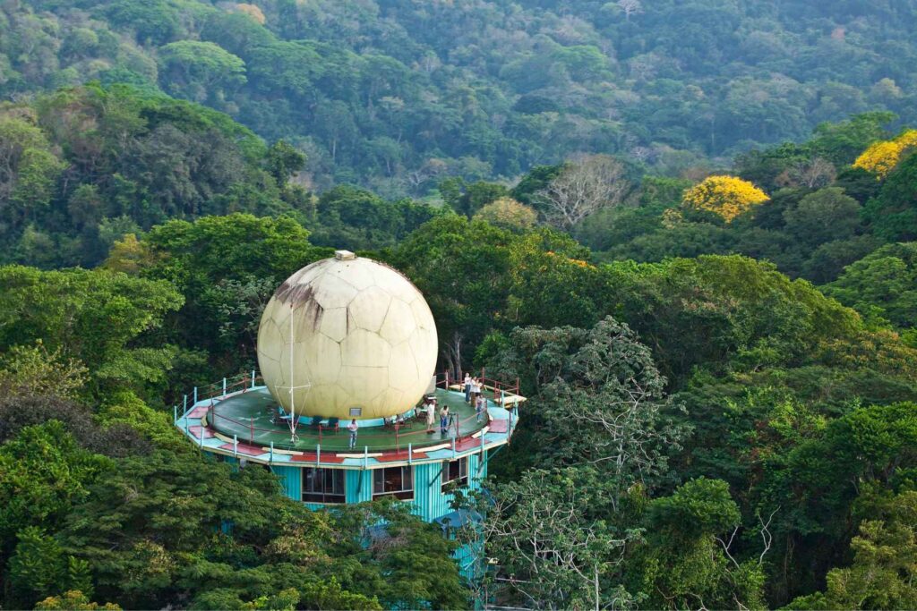 Aerial view of Canopy Tower