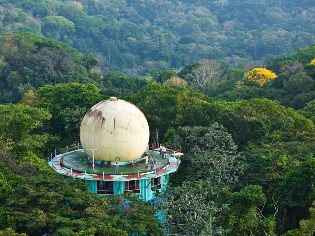 Aerial view of Canopy Tower