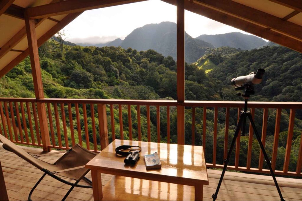 Mount Totumas Lodge - stunning views from the balcony