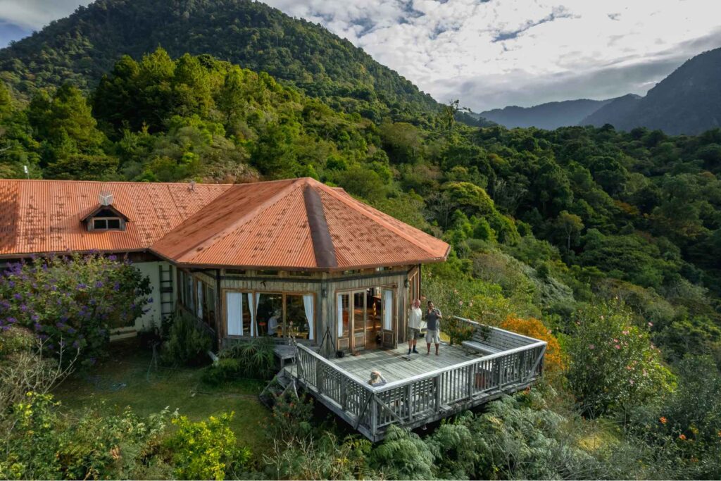 Mount Totumas Lodge viewing deck
