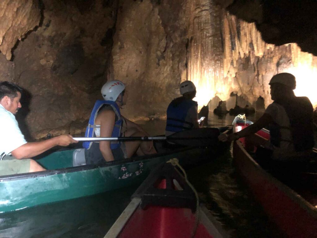 Canoes exploring Barton Creek