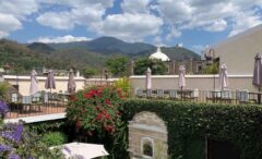 Hotel Los Pasos Antigua outdoor terrace
