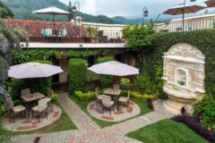 Hotel Los Pasos Antigua outdoor terrace