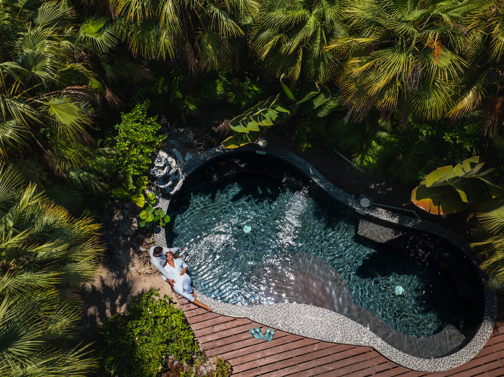Private pool at Naia Resort & Spa