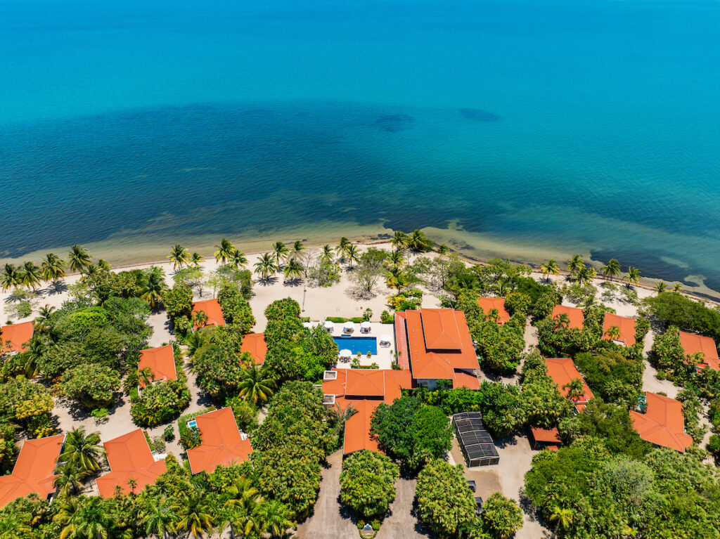 Lodges and pool at Naia Resort & Spa