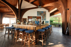 Bar area at Ray Caye Island Resort