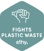 Ethy Fights Plastic Waste badge