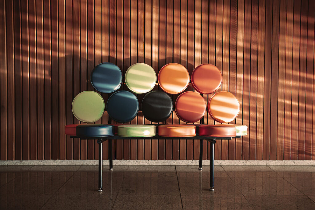 Retro design at Brasilia Palace