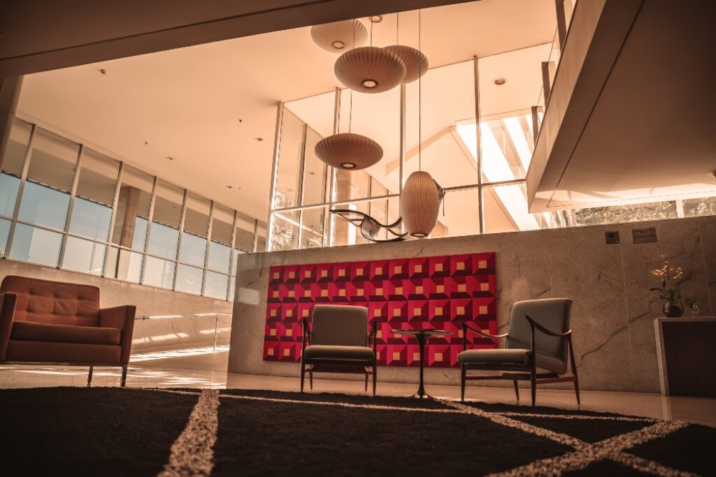 Reception area at Brasilia Palace