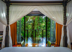 View from bedrooms at Rio Celeste Hideaway