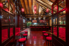 Bar area at Rio Celeste Hideaway