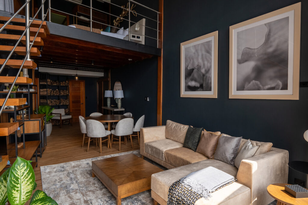 Living area at Koora Hotel