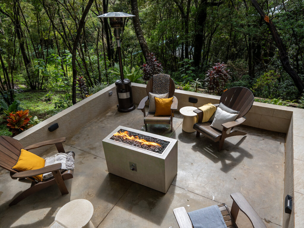 Outdoor seating at Koora Hotel