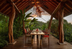 Dining area at Origins Luxury Lodge