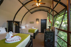 Standard treehouse rooms at Maquenque Lodge
