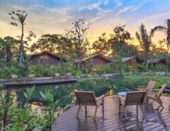 Outdoor seating at Tocu Tent Camp