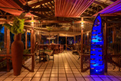 Dining area at Manatus Lodge