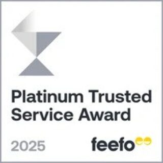 Feefo Platinum Trusted Service Award 2025