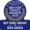 Best Travel Company to South America, British Travel Awards 2025