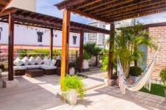 Lounge area at Hotel Don Pepe