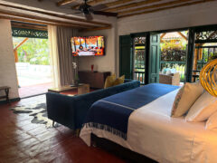 Suite bedroom at Hacienda Bambus
