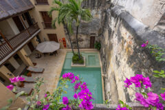 Pool area at Hotel Ananda Boutique