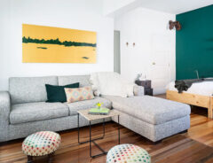 Lounge area in room at Casa Legado