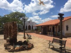Bolivia – Samaipata – Accommodation – El Pueblito – Exterior bright