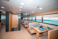 Ecuador – Galapagos – Accommodation – Bonita – dinning area