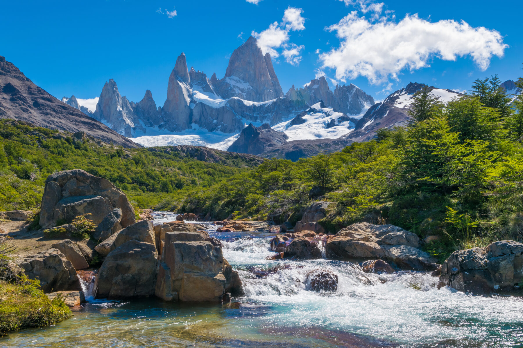 Mount Fitz Roy in Los Glaciares National Park, Patagonia