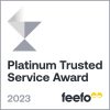 FEEFO Platinum Trusted Service Award