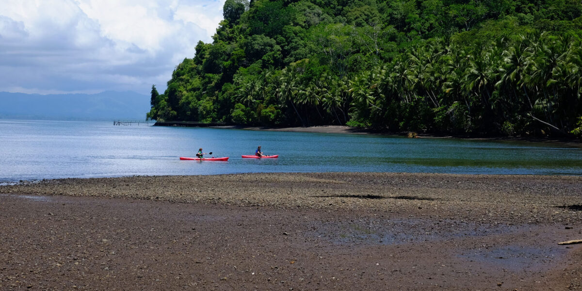 canoeing Costa Rica beach