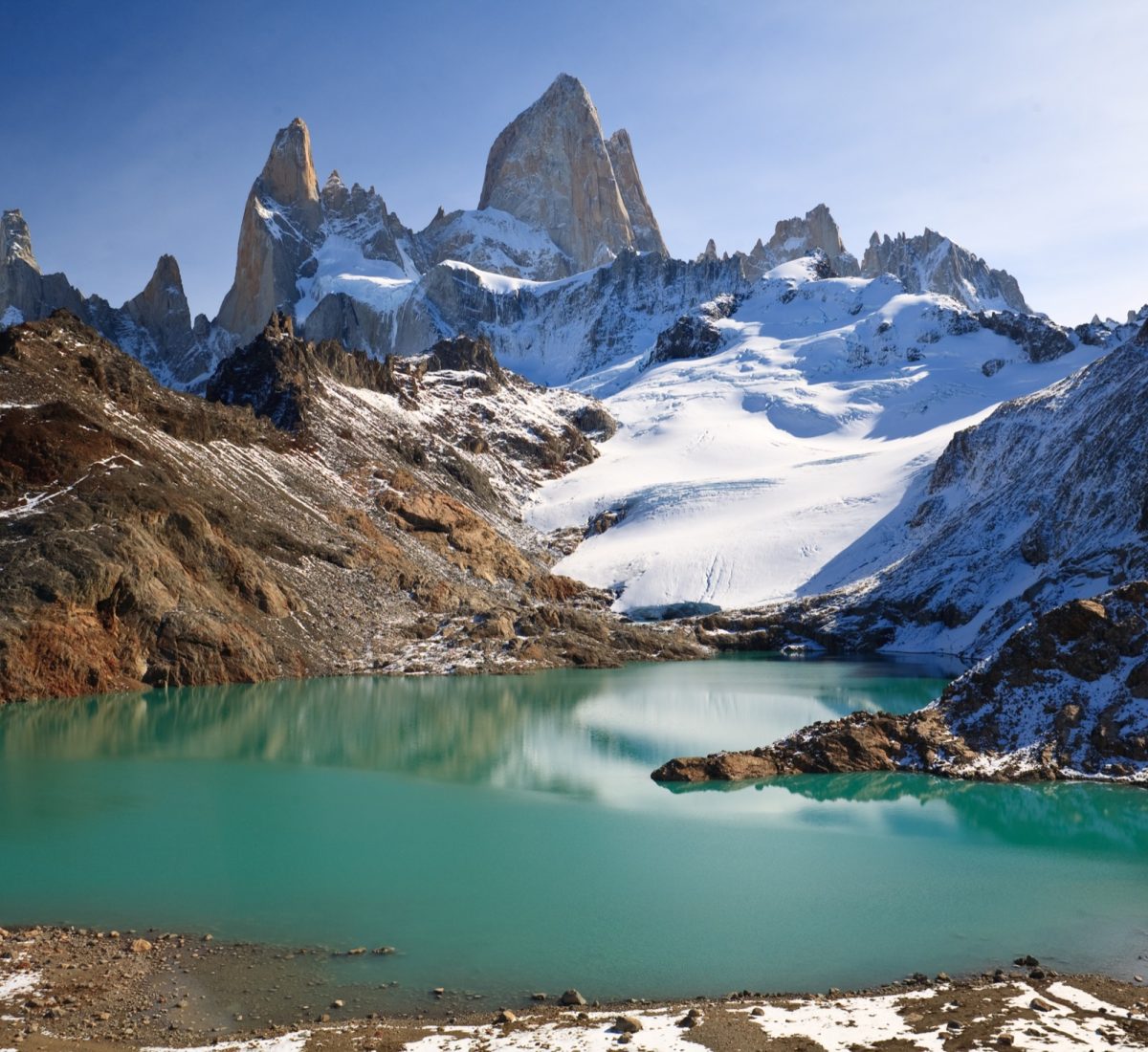 Mount Fitz Roy in Los Glaciares National Park, Patagonia
