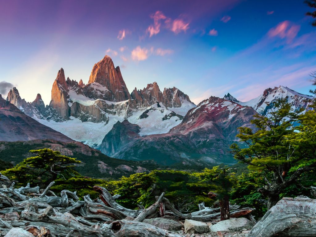 Mount Fitz Roy in Los Glaciares National Park, Patagonia